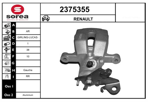 Etrier frana 2375355 EAI
