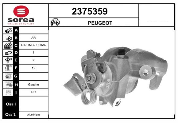 Etrier frana 2375359 EAI