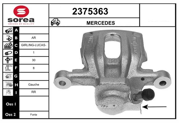 Etrier frana 2375363 EAI