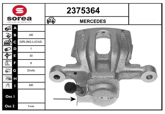 Etrier frana 2375364 EAI