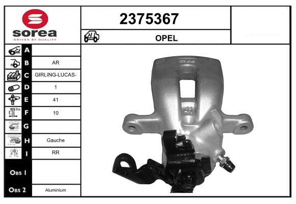 Etrier frana 2375367 EAI