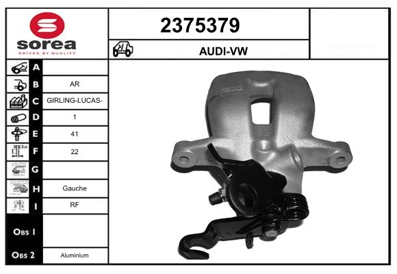 Etrier frana 2375379 EAI