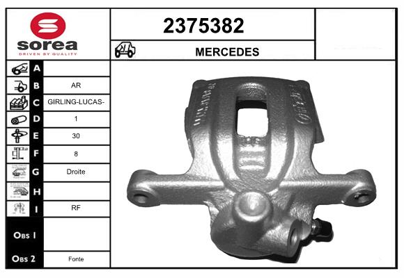 Etrier frana 2375382 EAI