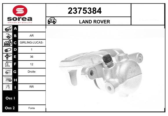 Etrier frana 2375384 EAI
