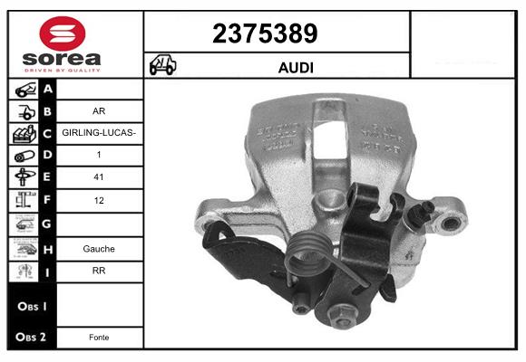 Etrier frana 2375389 EAI