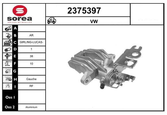 Etrier frana 2375397 EAI