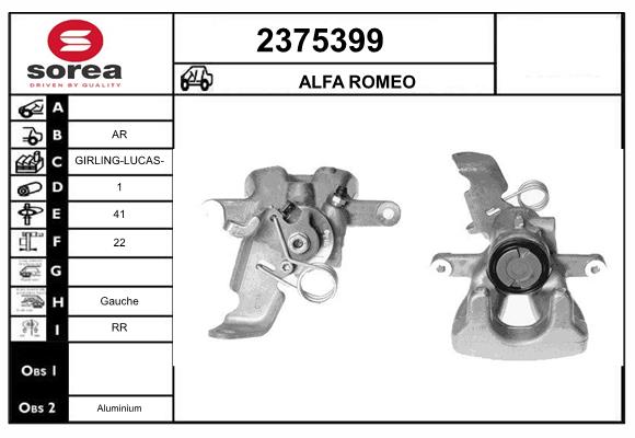 Etrier frana 2375399 EAI