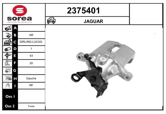 Etrier frana 2375401 EAI
