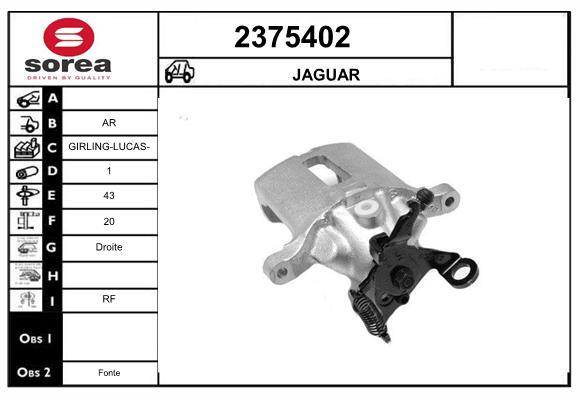 Etrier frana 2375402 EAI