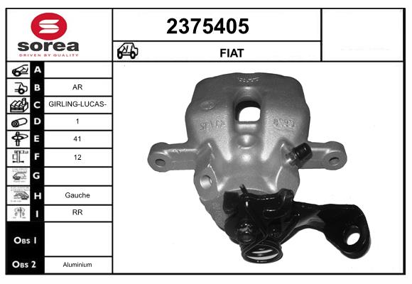 Etrier frana 2375405 EAI