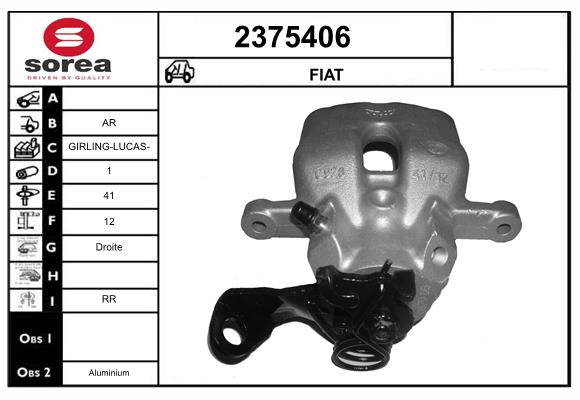 Etrier frana 2375406 EAI