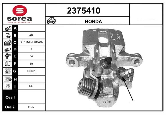 Etrier frana 2375410 EAI