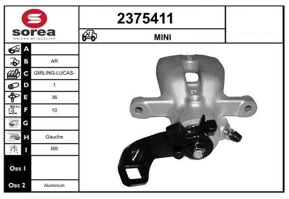 Etrier frana 2375411 EAI