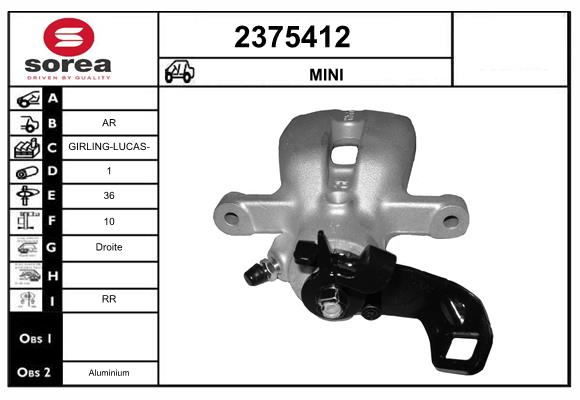 Etrier frana 2375412 EAI