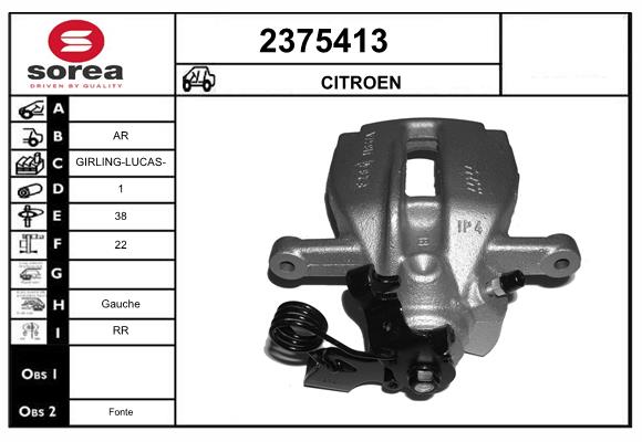 Etrier frana 2375413 EAI