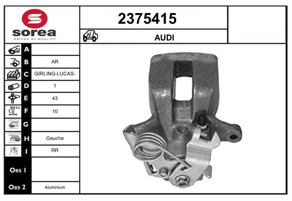 Etrier frana 2375415 EAI