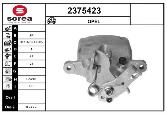 Etrier frana 2375423 EAI