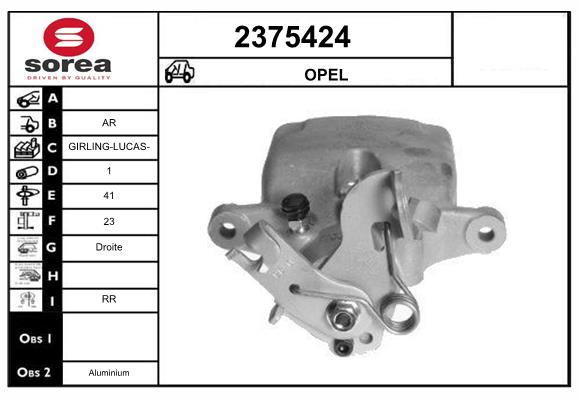 Etrier frana 2375424 EAI