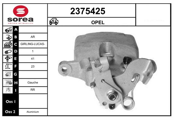 Etrier frana 2375425 EAI