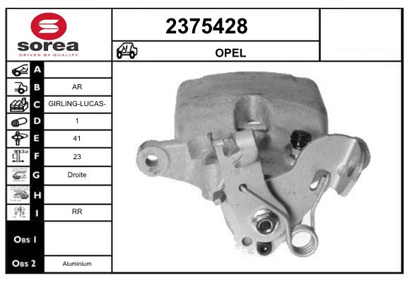 Etrier frana 2375428 EAI