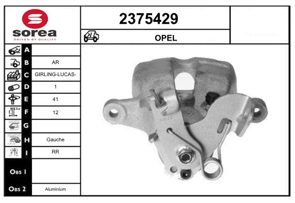 Etrier frana 2375429 EAI