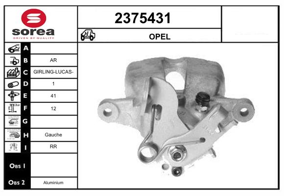 Etrier frana 2375431 EAI