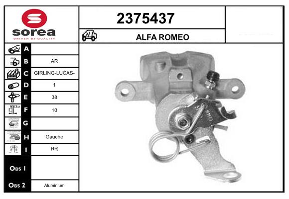 Etrier frana 2375437 EAI