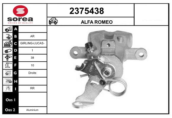 Etrier frana 2375438 EAI