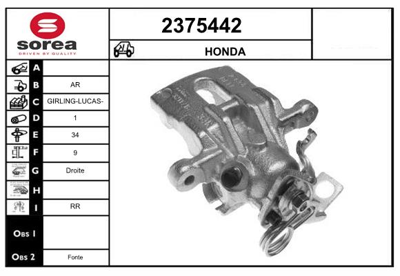 Etrier frana 2375442 EAI
