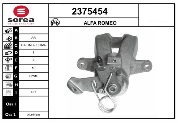 Etrier frana 2375454 EAI
