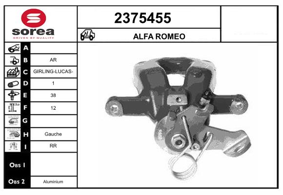 Etrier frana 2375455 EAI