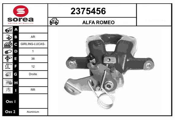 Etrier frana 2375456 EAI