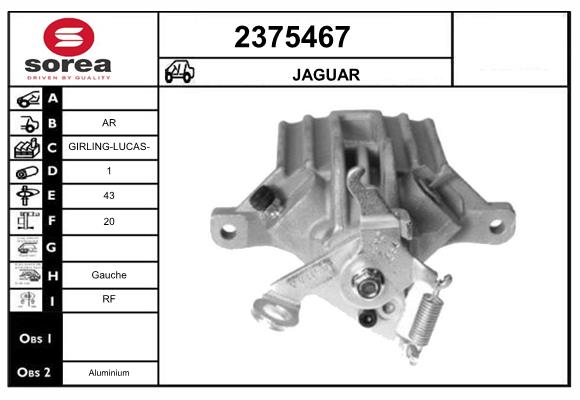 Etrier frana 2375467 EAI