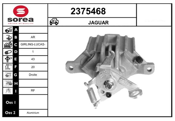 Etrier frana 2375468 EAI