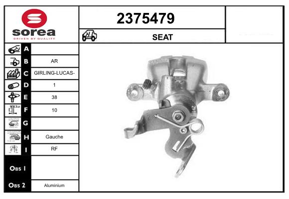 Etrier frana 2375479 EAI