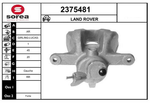 Etrier frana 2375481 EAI