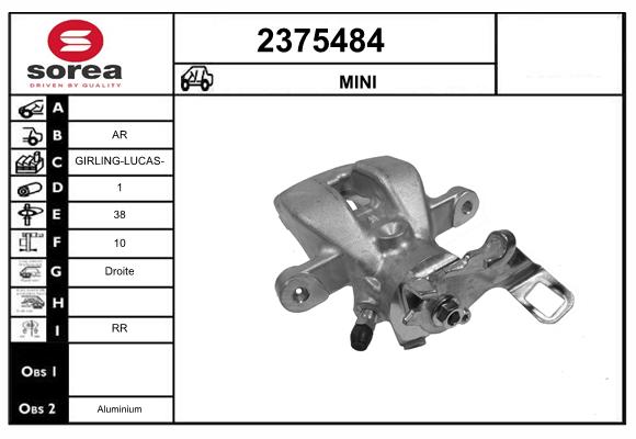 Etrier frana 2375484 EAI