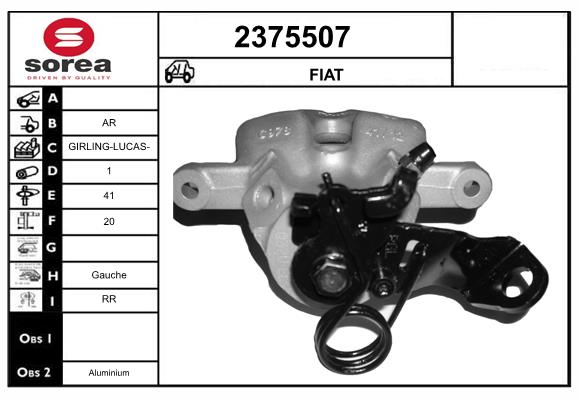Etrier frana 2375507 EAI