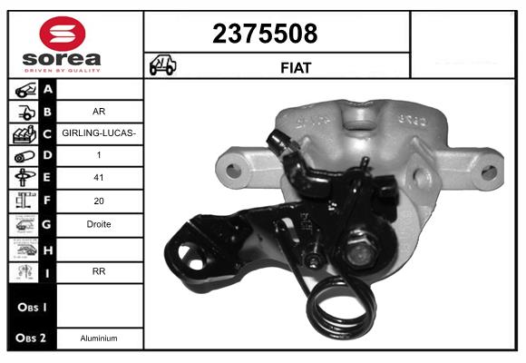 Etrier frana 2375508 EAI