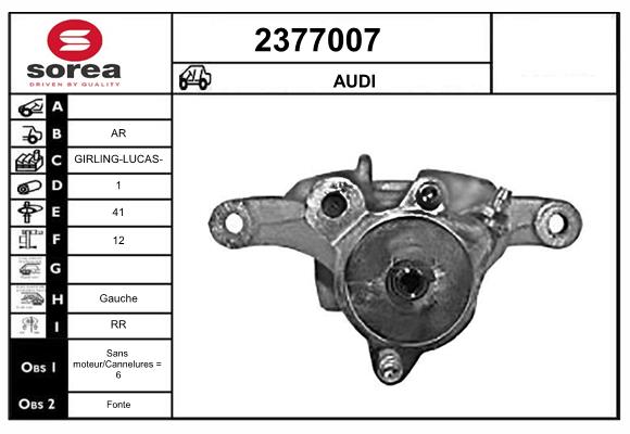 Etrier frana 2377007 EAI