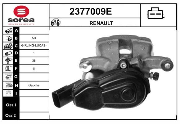 Etrier frana 2377009E EAI