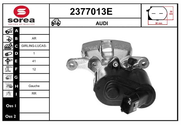 Etrier frana 2377013E EAI