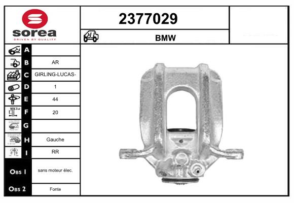 Etrier frana 2377029 EAI