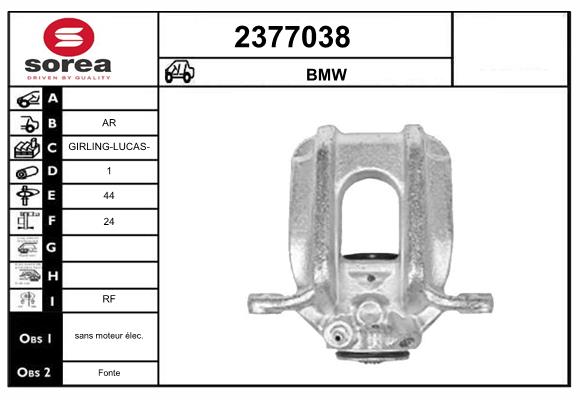 Etrier frana 2377038 EAI
