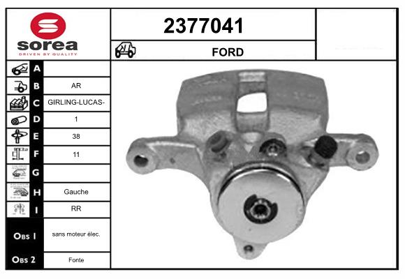 Etrier frana 2377041 EAI