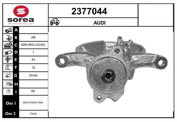 Etrier frana 2377044 EAI