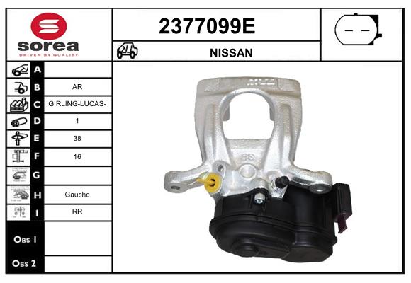Etrier frana 2377099E EAI
