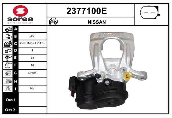 Etrier frana 2377100E EAI