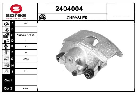 Etrier frana 2404004 EAI