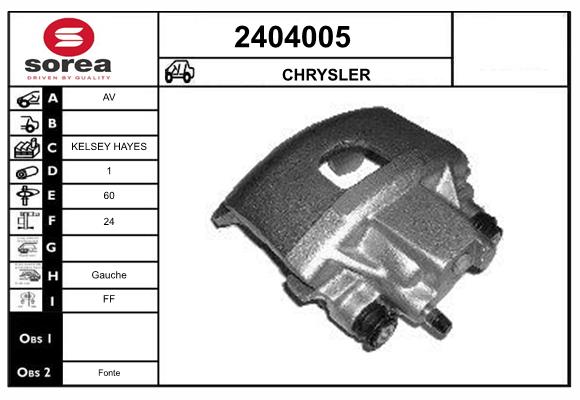 Etrier frana 2404005 EAI